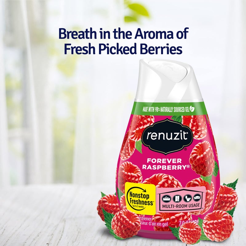 Renuzit Gel Air Freshener, Forever Raspberry, 12 Count - Image 2